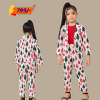 Stylish Three Pis Co-Ord Set For Girls