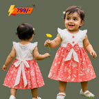 Girls Floral Printed Dress