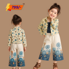 Stylish Three Pis Co-Ord Set For Girls