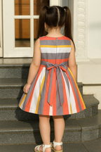 Girls Floral Printed Dress