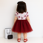 Girls Floral Printed Dress