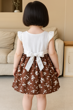 Girls Floral Printed Dress