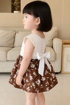 Girls Floral Printed Dress