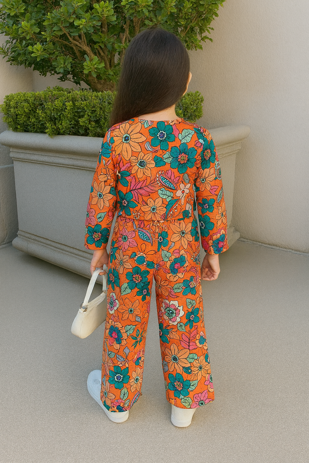 Stylish Three Pis Co-Ord Set For Girls