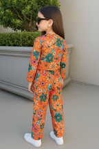 Stylish Three Pis Co-Ord Set For Girls